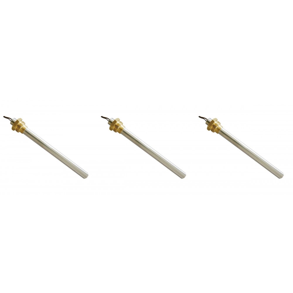 Pellettiuunien sytytin pellettitakkoihin Prity, AMG, Cadel, Dielle, Kalon, Good Fire, Ambiente e Calore ym, kokonaispituus 148 mm, 300W - x3 | Pellettitakan Sytyttimet | Pellettitakan varaosat |