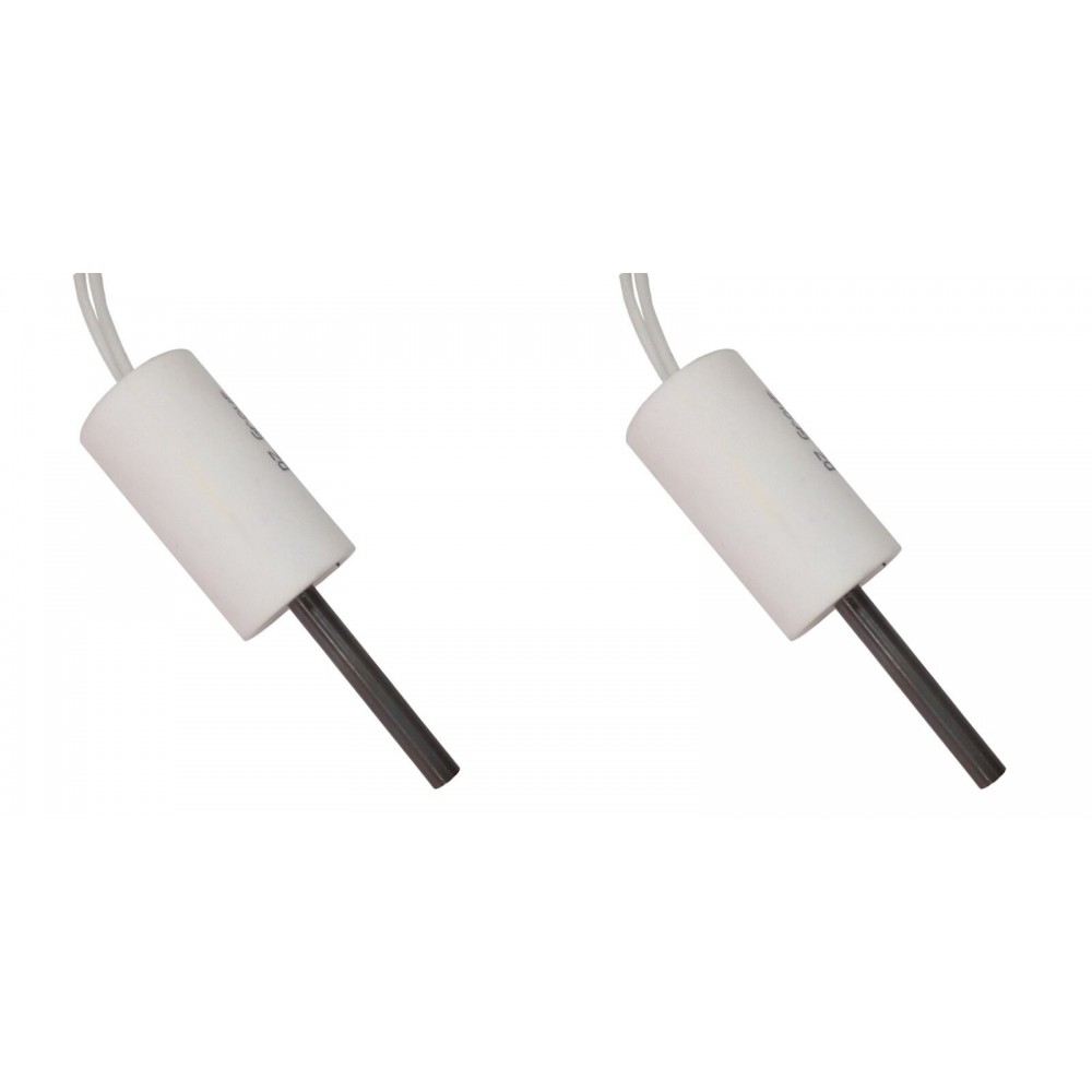 Pellettiuunien sytytin pellettitakkoihin ComfortBilt, Edilkamin ja muut, kokonaispituus 66mm, 90 - 100W - 24 V AC - x2 | Pellettitakan Sytyttimet | Pellettitakan varaosat |