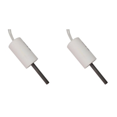 Pellettiuunien sytytin pellettitakkoihin ComfortBilt, Edilkamin ja muut, kokonaispituus 66mm, 90 - 100W - 24 V AC - x2 - Erikoistarjouksia