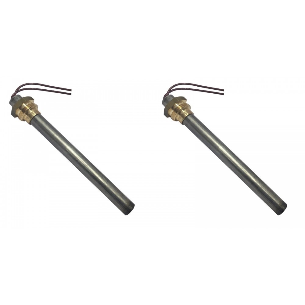 Pellettiuunien sytytin pellettitakkoihin Ecoteck, Ravelli ym, kokonaispituus 114mm, 250W - x2 | Pellettitakan Sytyttimet | Pellettitakan varaosat |