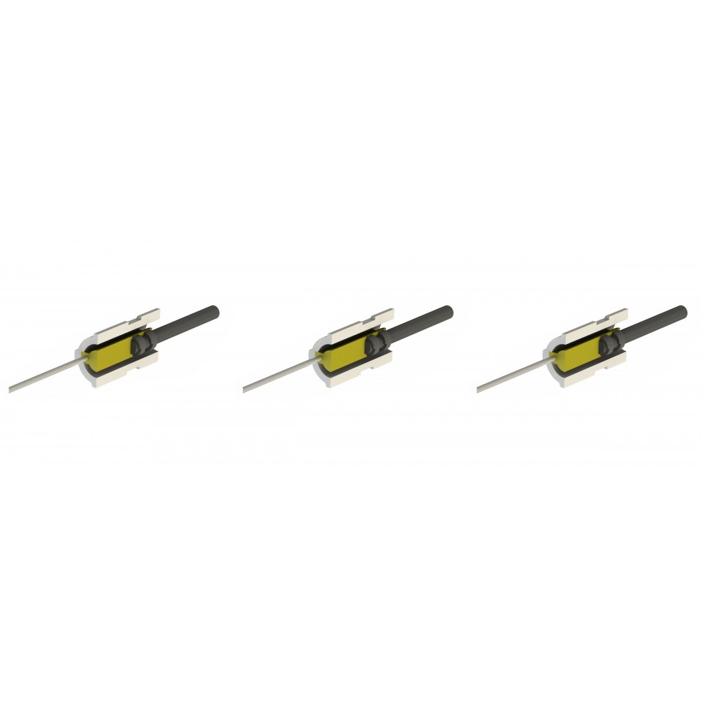 Pellettiuunien sytytin pellettitakkoihin Eco Spar, BURNiT ja muut, kokonaispituus 65mm, 95W - 24V - x3