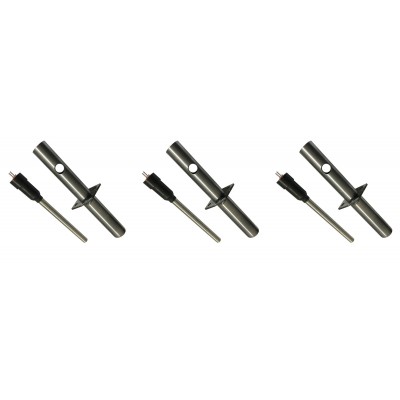 Pellettiuunien sytytin pellettitakkoihin Enviro ilmakanavaputkella, kokonaispituus 153mm, 230W - x3 - Pellettitakan Sytyttimet