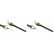 Pellettiuunien sytytin pellettitakkoihin Eco Spar, BURNiT, Adler, AMG, Ecoteck ja muut, kokonaispituus 126mm, 120W - 24V - x2 | Pellettitakan Sytyttimet | Pellettitakan varaosat |