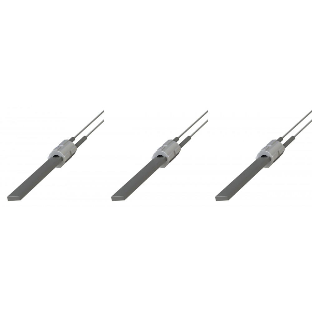 Pellettiuunien sytytin mustalla kvartsikristallilla pellettitakkoihin Eco Spar, BURNiT, Palazzetti, Ravelli, MCZ ja muut, kokonaispituus 122mm, 300W - x3 | Pellettitakan Sytyttimet | Pellettitakan varaosat |