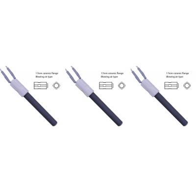 Keraaminen pellettiuunien sytytin BURNiT, Palazzetti ym, kokonaispituus 113mm, 260W - x3 - 