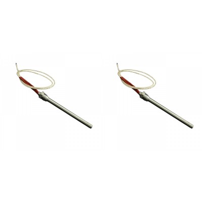 Pellettiuunien sytytin pellettitakoille Klover, Avalon, Lopi, Vogelzang ja muihin, kokonaispituus 163 mm, 250 W - x2 - Pellettitakan Sytyttimet